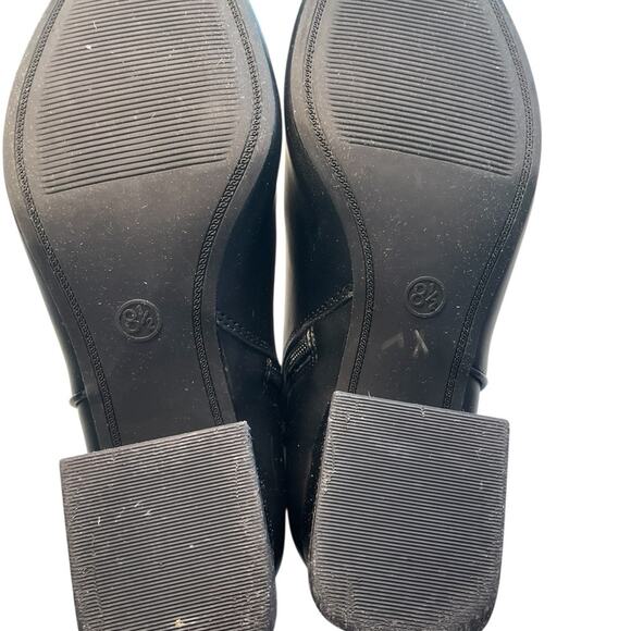 A New Day Black Ankle Fall Booties Women’s Size 8.5 RN#17730 Faux Leather EUC - Picture 6 of 8